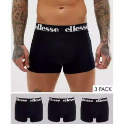 Boxers Homme Hali Ellesse noir en coton