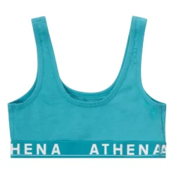 Brassière à bretelles larges fille Easy Color Athena Fille bleu en coton