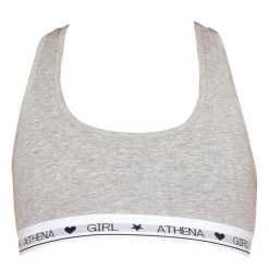 Brassière à coques amovibles fille Coton Ultra Doux Girl by Gris
