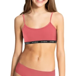 Brassière fille My Petit Prix Athena Fille rouge en coton