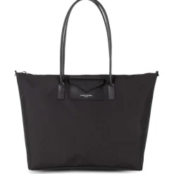 Cabas Epaule Noir Zippé Taille L SMART KBA - Lancaster en tissu