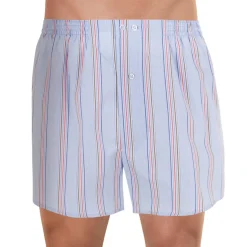 Caleçon flottant homme Chaine & Trame Eminence bleu en coton