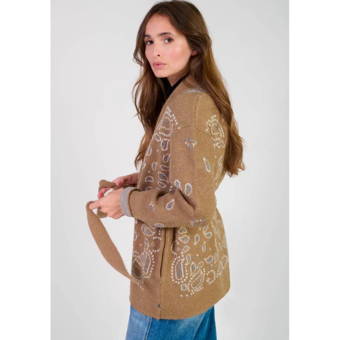 Cardigan BAO marron Sara