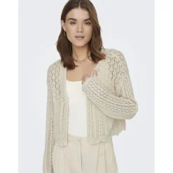 Cardigan col en v col en v blanc Hazel