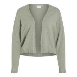 Cardigan court à maille en viscose Ril vert Mae