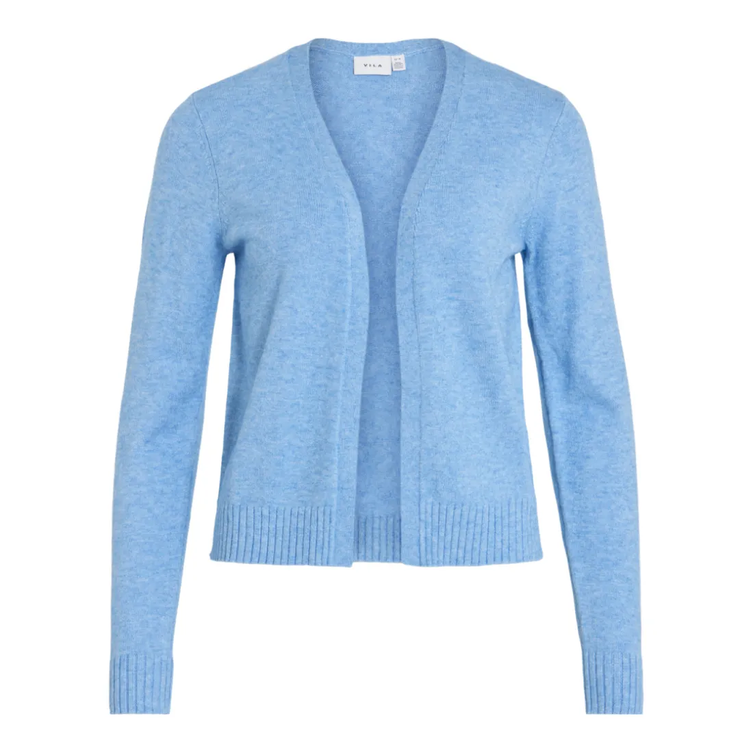 Cardigan court à maille en viscose Ril turquoise Gigi