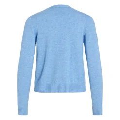 Cardigan court à maille en viscose Ril turquoise Gigi
