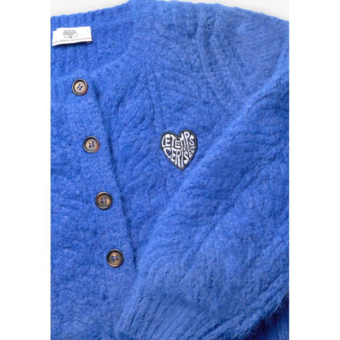 Cardigan fille MELAGI bleu Molly