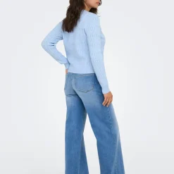Cardigan Katias - Bleu Lia en viscose