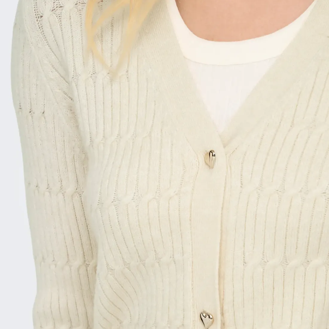 Cardigan Katias - Ecru en viscose Blair