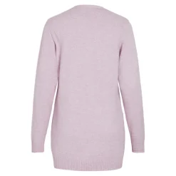 Cardigan manches longues en viscose Ril violet Iris
