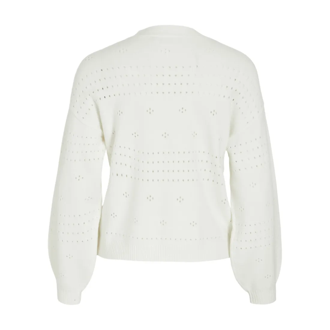 Cardigan manches longues en viscose Ril blanc Faye