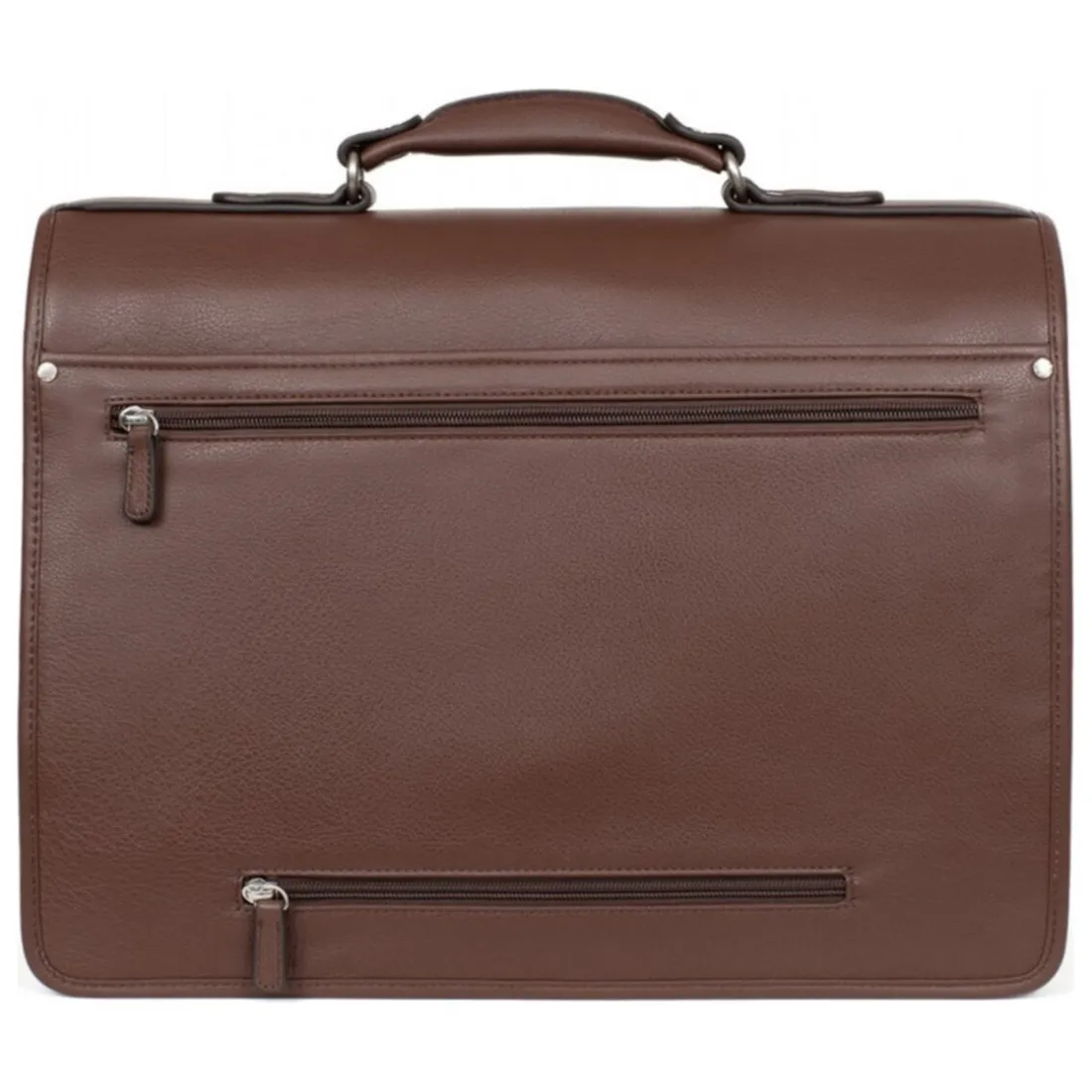 Cartable A4 Cuir CONFORT Chocolat
