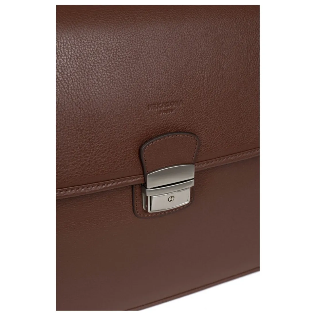 Cartable A4 Cuir CONFORT Chocolat
