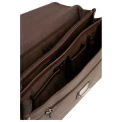 Cartable A4 Cuir CONFORT Chocolat