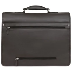 Cartable A4 Cuir CONFORT Marron foncé