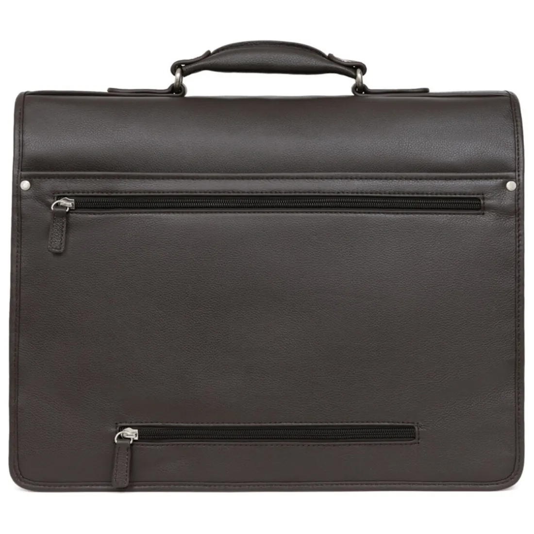 Cartable A4 Cuir CONFORT Marron foncé