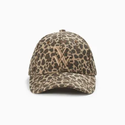 Casquette clem leopard leopard en tissu