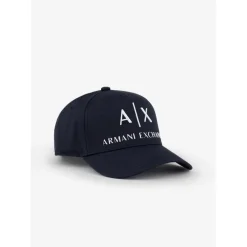 Casquette en coton marine