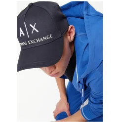Casquette en coton marine