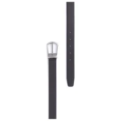 Ceinture ajustable - Cuir de vachette marron foncé Drew