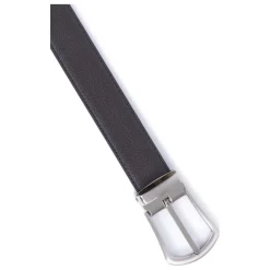 Ceinture ajustable - Cuir de vachette marron foncé Drew