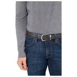 Ceinture ajustable - Cuir de vachette marron foncé Drew