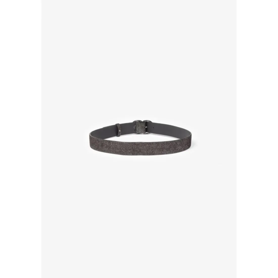 Ceinture ALOE noir en cuir Mia