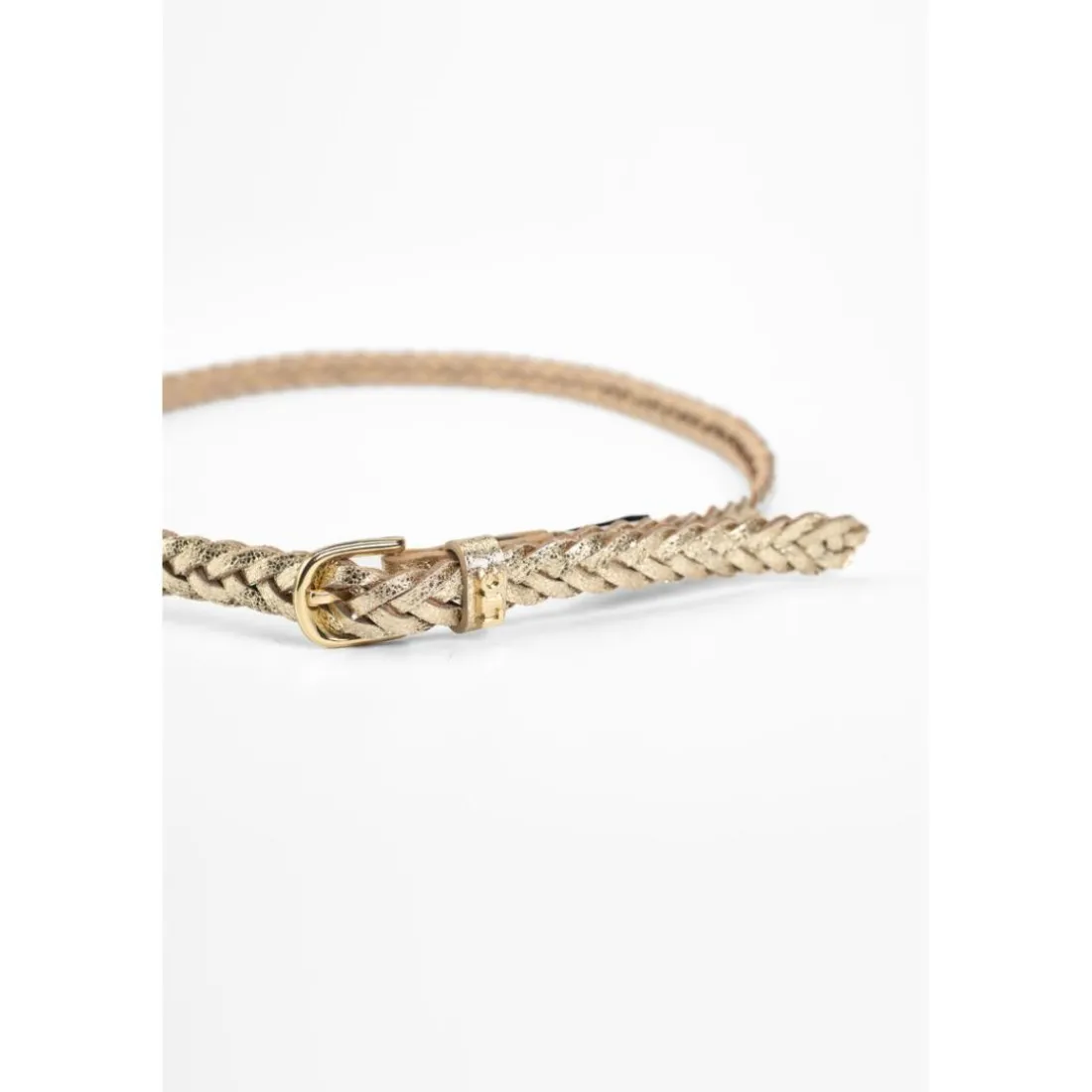 Ceinture en cuir BRAIDY golden Page