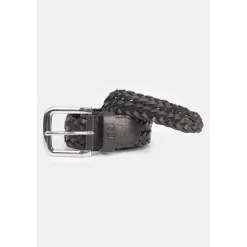 Ceinture en cuir BRAZO noir Xan