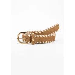 Ceinture en cuir CRAFT marron Isla