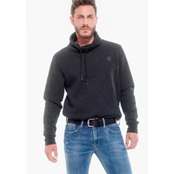 Ceinture en cuir SELVE noir Zane