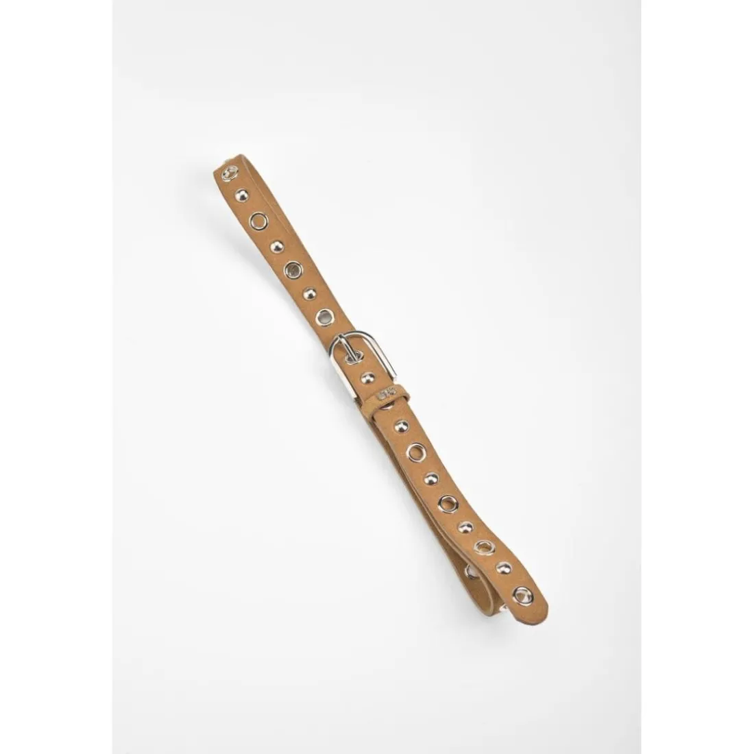 Ceinture en cuir STUDY marron Yule
