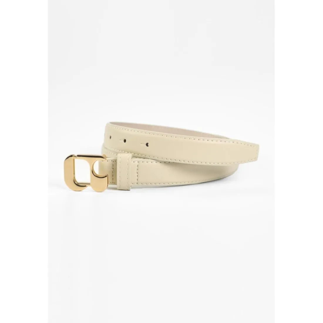 Ceinture en cuir YOLI blanc Ella