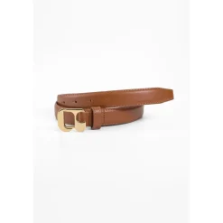 Ceinture en cuir YOLI marron Sofia