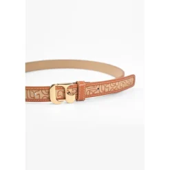 Ceinture en cuir YOLIPI marron June