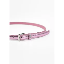 Ceinture fine en cuir STYLO rose Pax