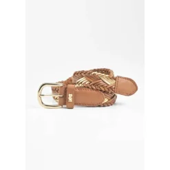 Ceinture JAKARTA en cuir marron Ines