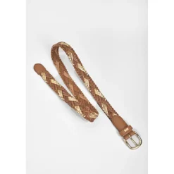 Ceinture JAKARTA en cuir marron Ines