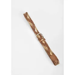 Ceinture JAKARTA en cuir marron Ines