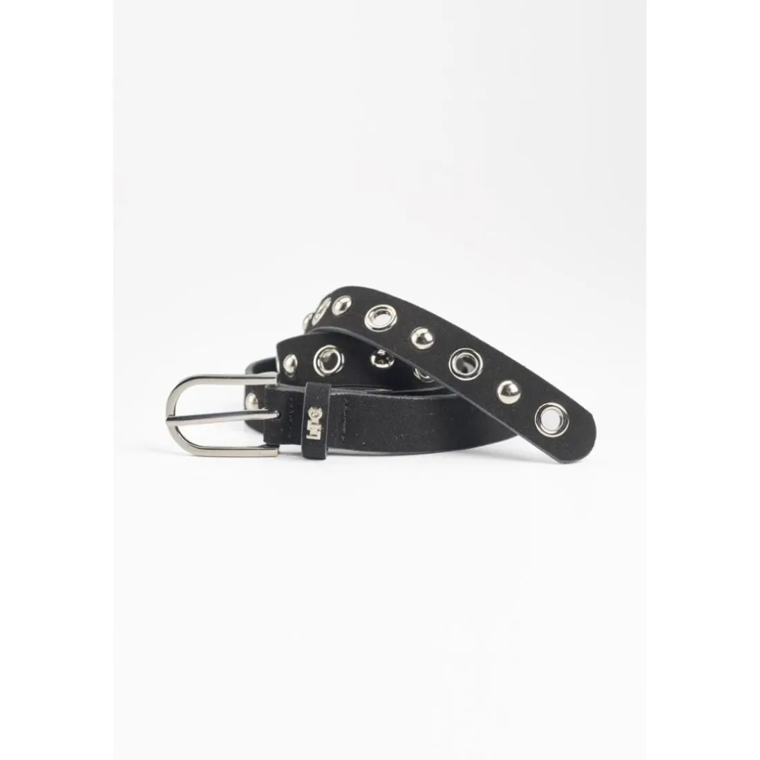 Ceinture STUDY noir Mina en cuir