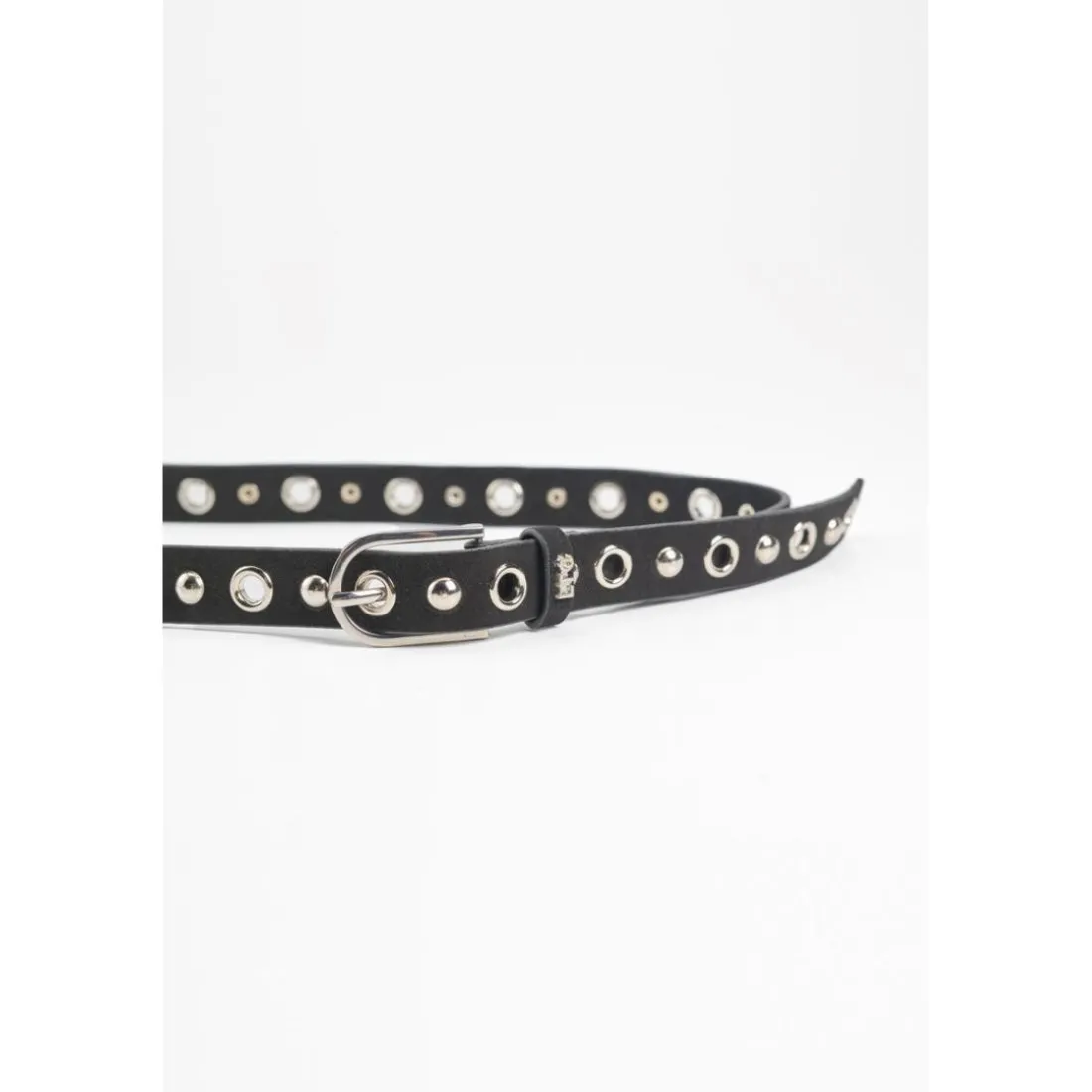 Ceinture STUDY noir Mina en cuir