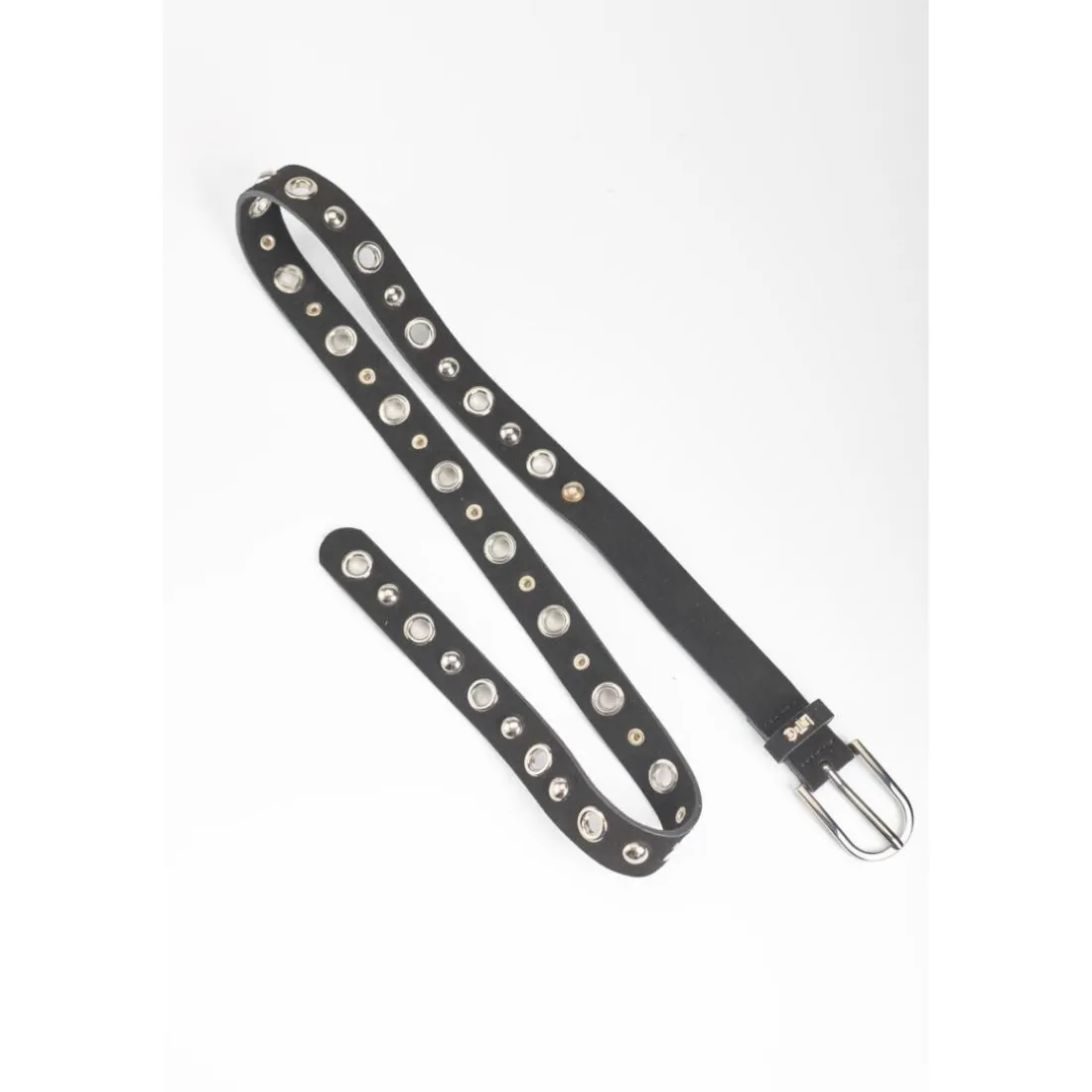 Ceinture STUDY noir Mina en cuir
