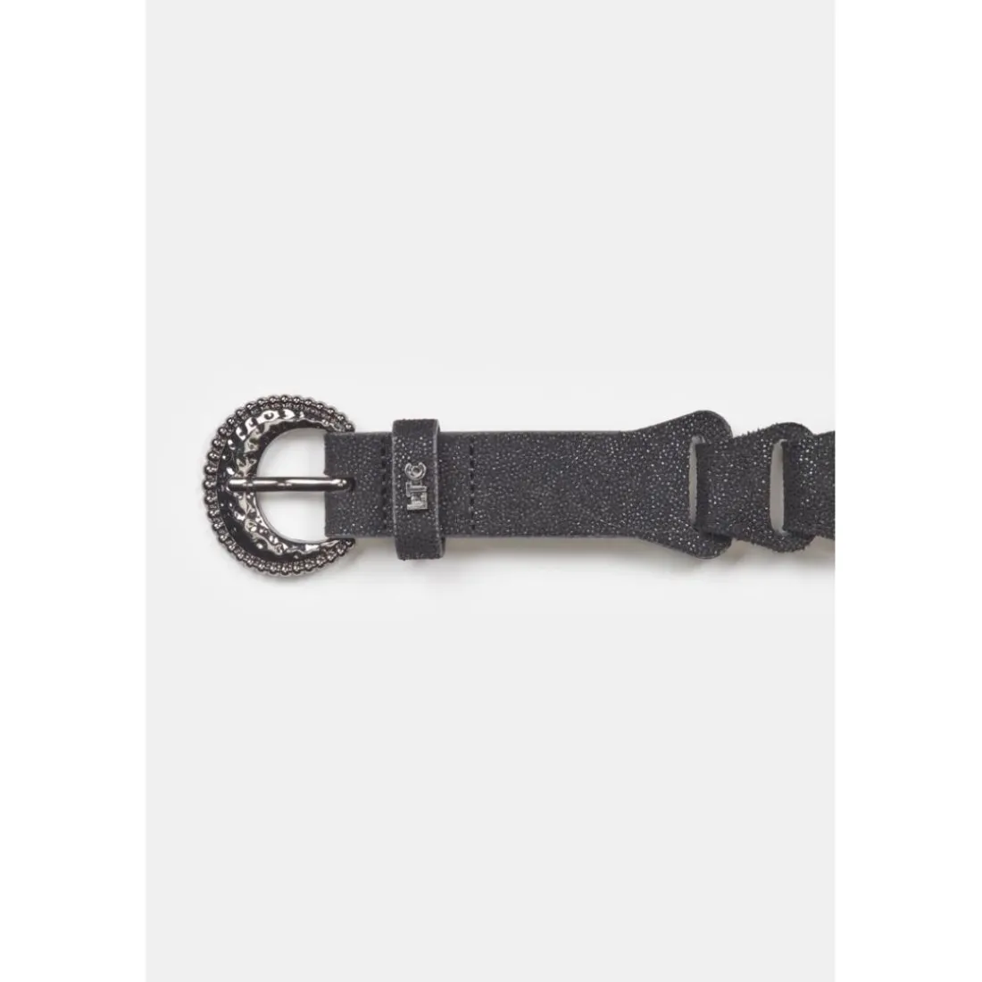 Ceinture TADLA noir en cuir Leah