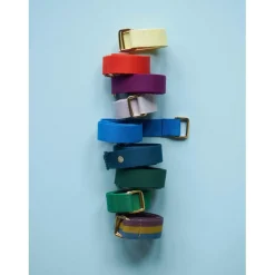 Ceinture Ursule Bleu Mécano 3 x 110 orange rougeâtre