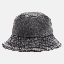 Chapeau en denim MOBI noir