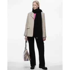 Écharpe oversize noir Wynn