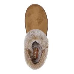 Chassons COZY CAMPFIRE - FRESH TOAST noisette marron en tissu
