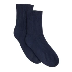 Chaussettes unisexe LENA en cachemire bleu marine