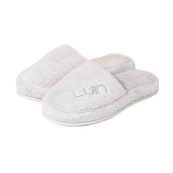 Chaussons Cosy Pearl Grey gris en coton